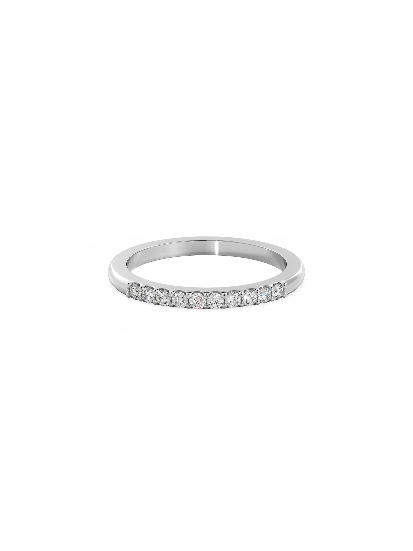 0.37 CT Round Full Eternity Lab Grown Diamond Wedding Band