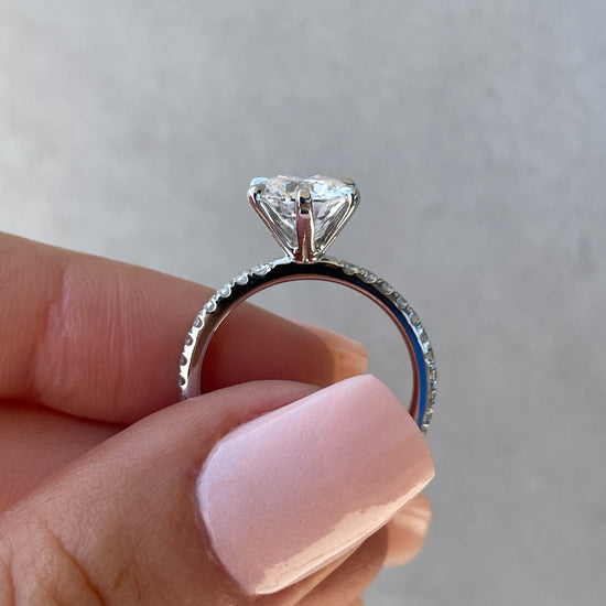 1.80 CT Round Solitaire CVD D/VS1 Diamond Engagement Ring 18