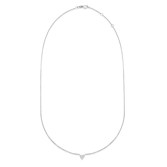 0.7 CT Heart Solitaire CVD F/VS Diamond Necklace 3