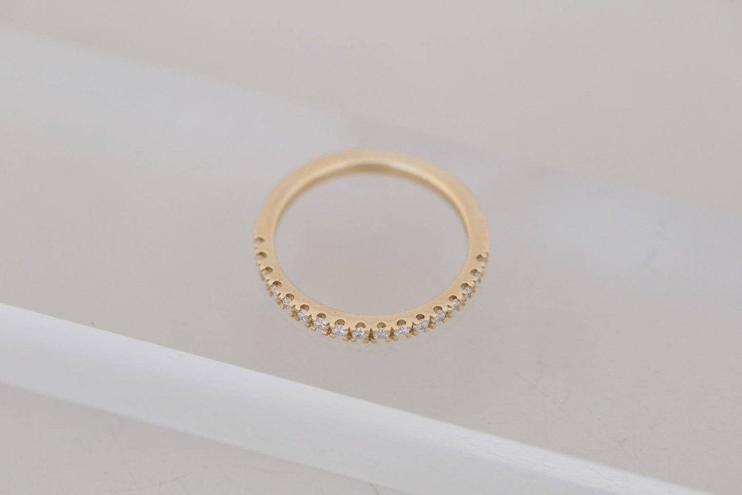 0.37 CT Round Full Eternity Lab Grown Diamond Wedding Band
