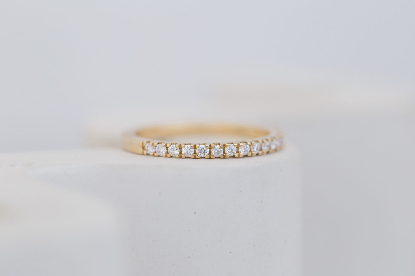 0.37 CT Round Full Eternity Lab Grown Diamond Wedding Band