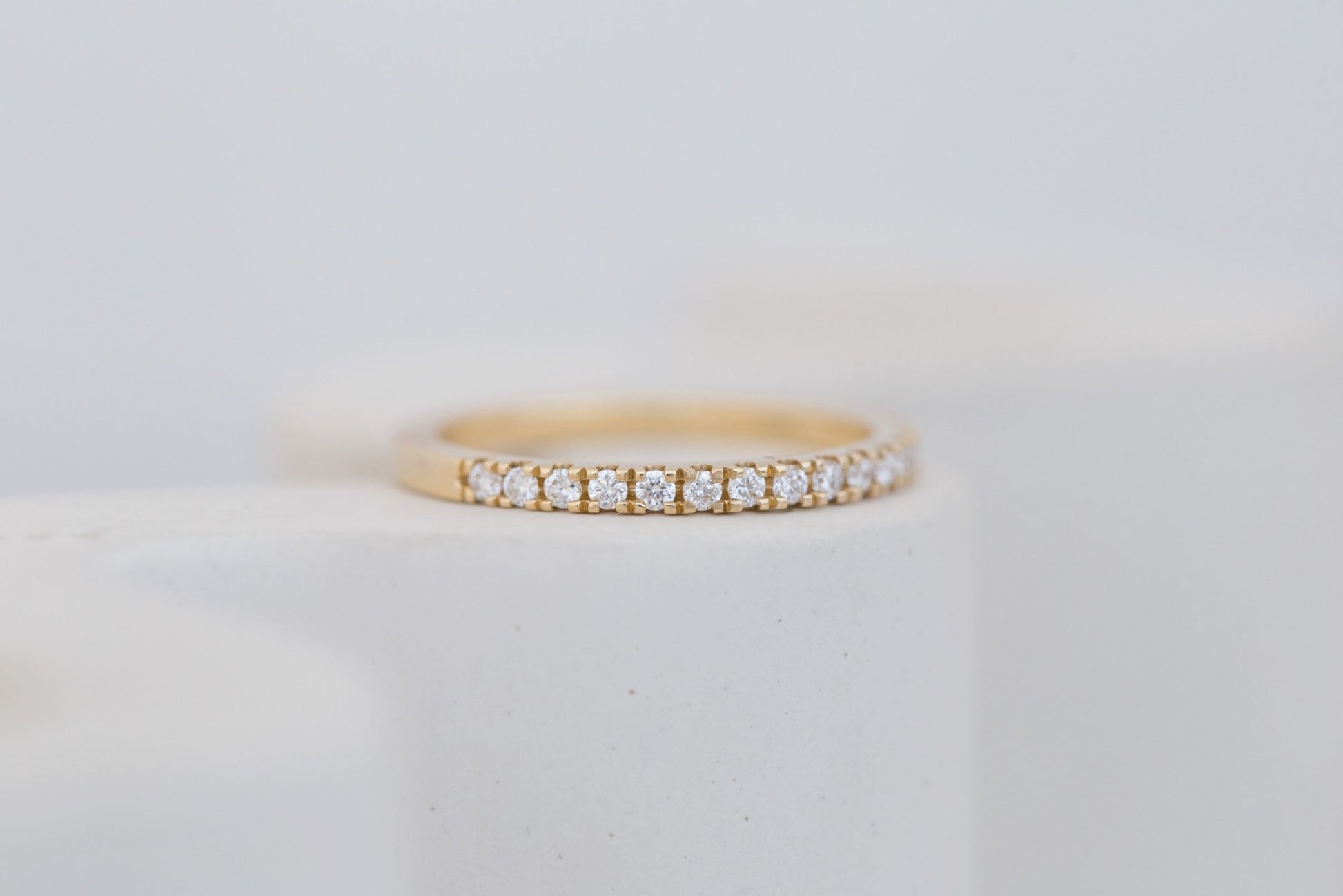 0.37 CT Round Full Eternity Lab Grown Diamond Wedding Band