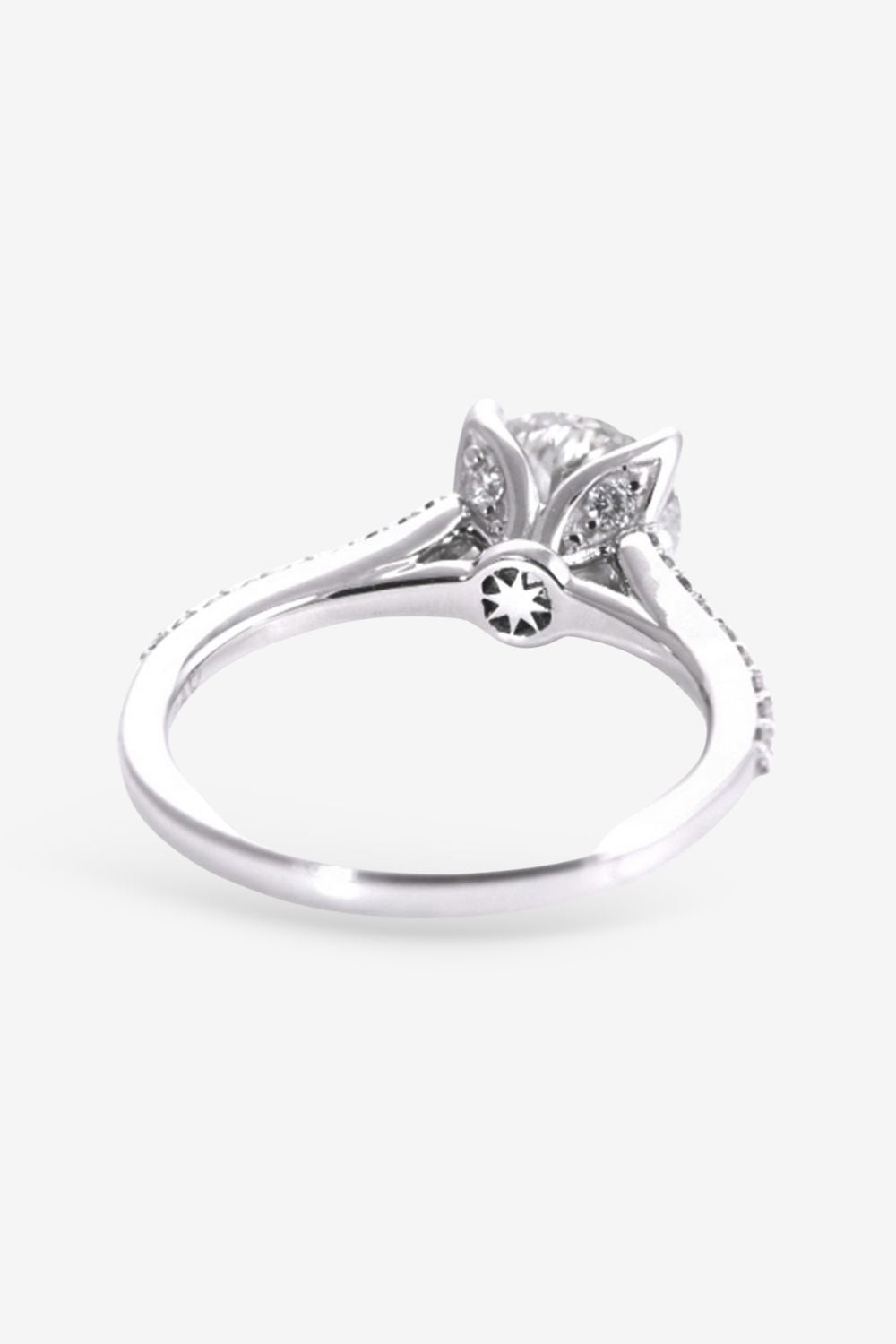 2 CT Round Three Stones Lab Grown Diamond Engagement Ring