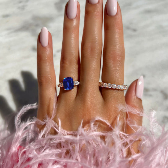 2.85 CT Round Full Eternity CVD EF/VVS Diamond Wedding Band 12