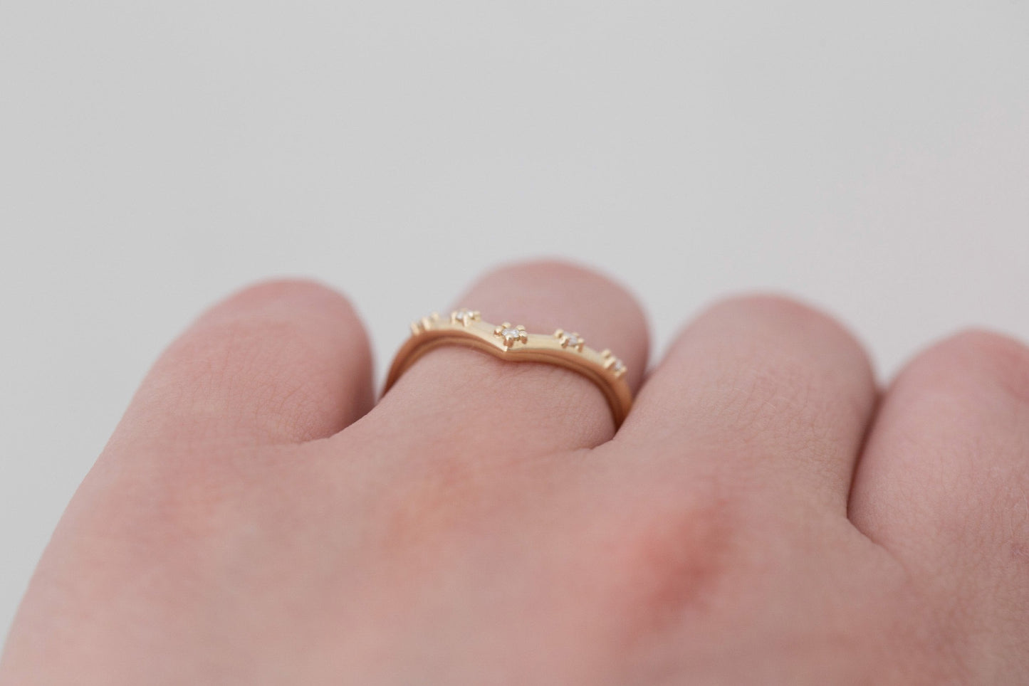 0.37 CT Round Full Eternity Lab Grown Diamond Wedding Band
