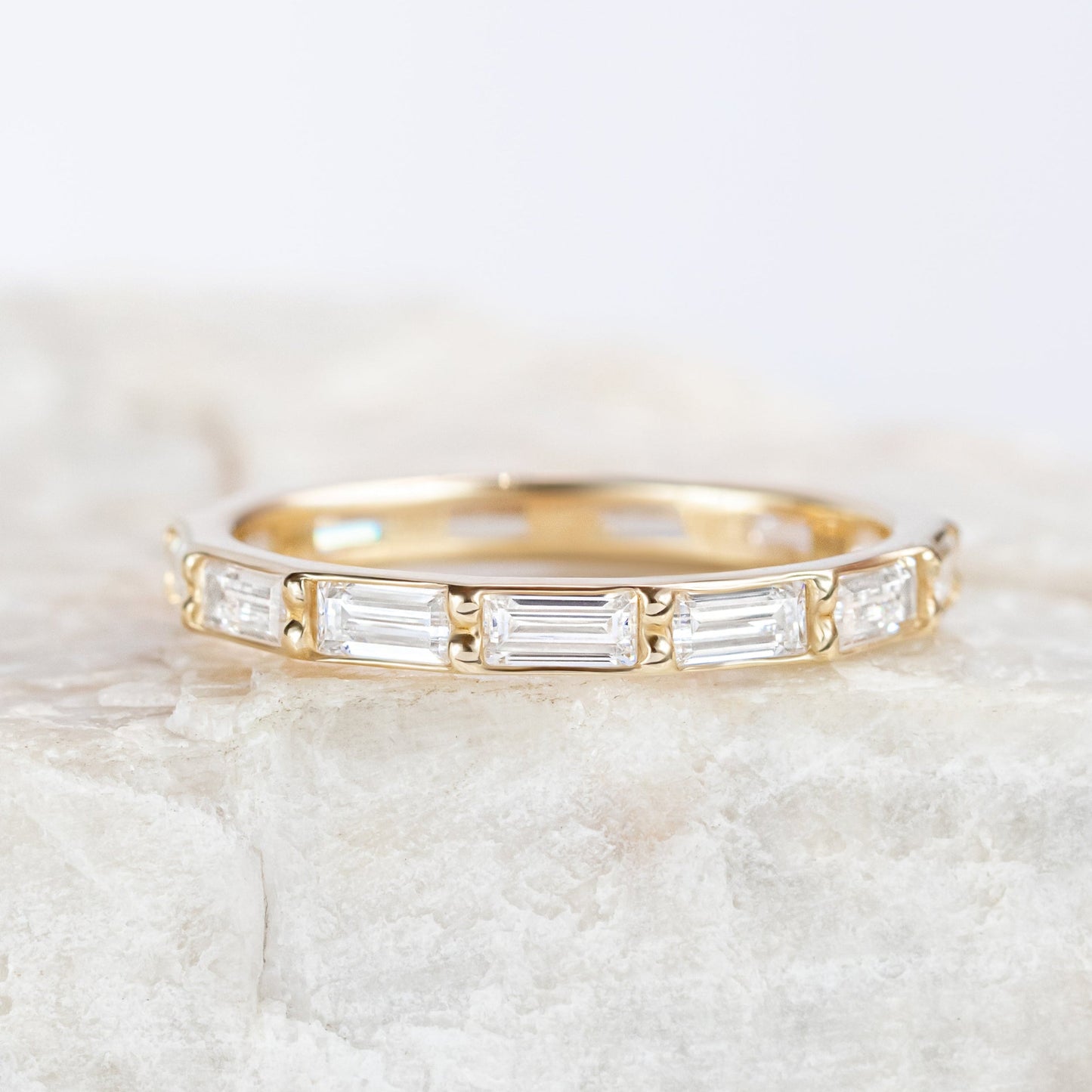 0.37 CT Round Full Eternity Lab Grown Diamond Wedding Band
