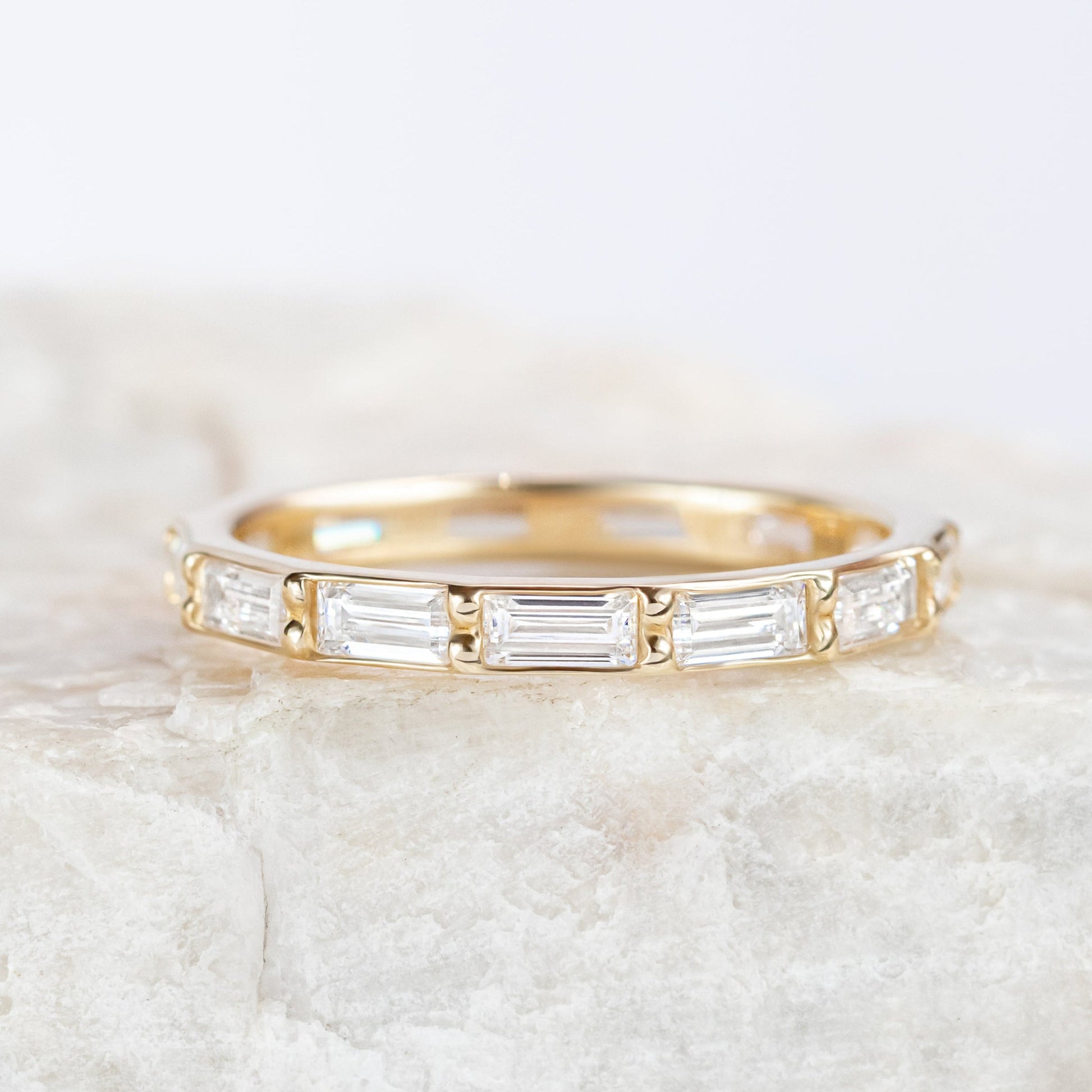 0.37 CT Round Full Eternity Lab Grown Diamond Wedding Band