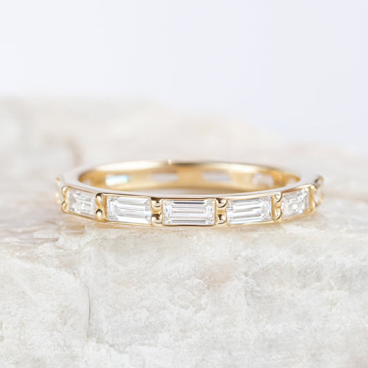 0.37 CT Round Full Eternity Lab Grown Diamond Wedding Band