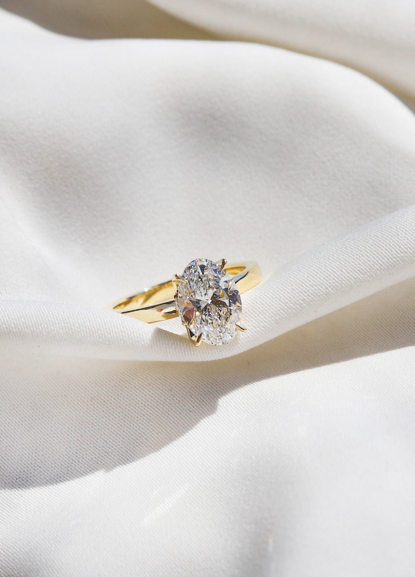 2 CT Round Three Stones Lab Grown Diamond Engagement Ring