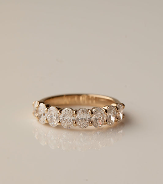 0.37 CT Round Full Eternity Lab Grown Diamond Wedding Band