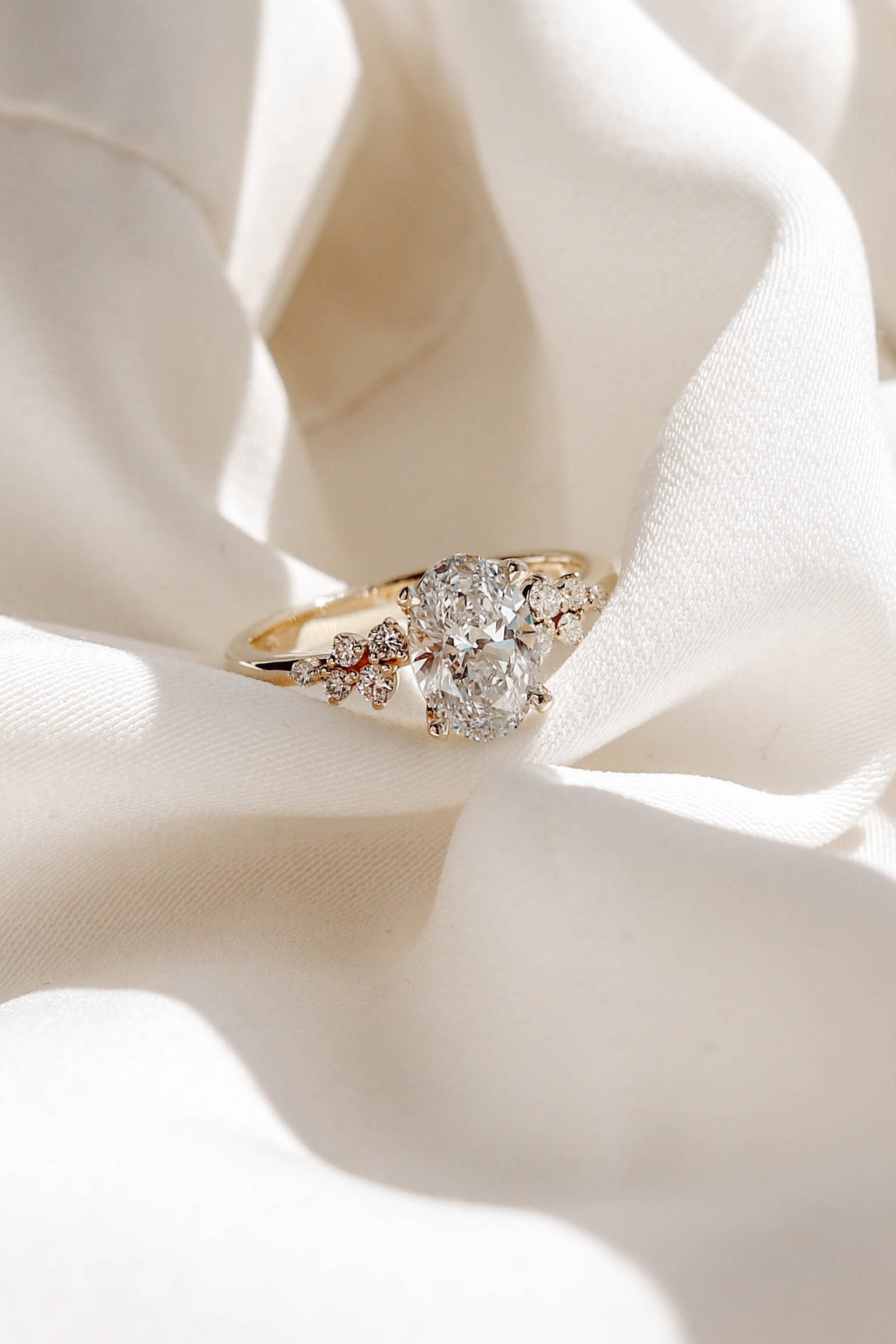 2 CT Round Three Stones Lab Grown Diamond Engagement Ring