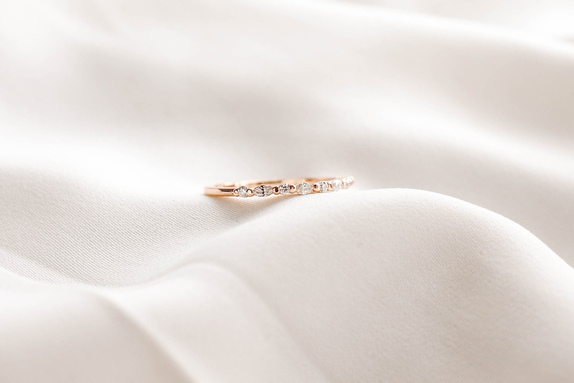 0.37 CT Round Full Eternity Lab Grown Diamond Wedding Band