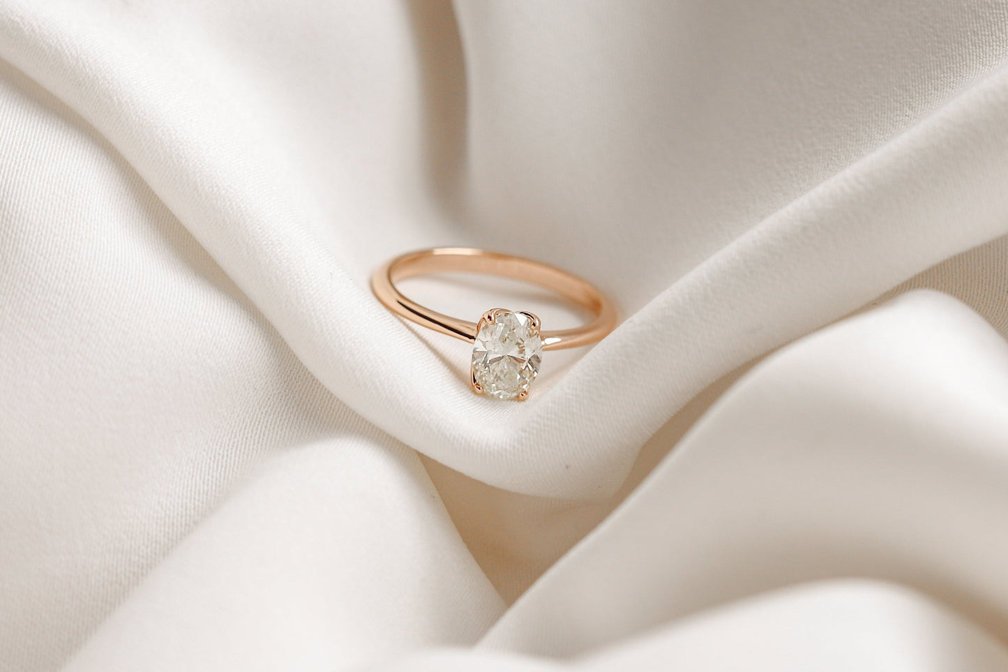 2 CT Round Three Stones Lab Grown Diamond Engagement Ring