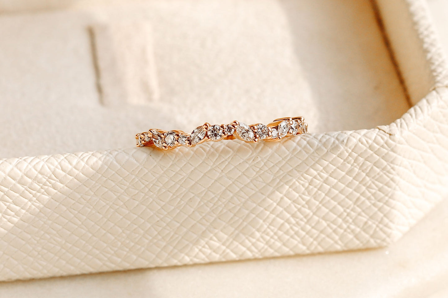 0.37 CT Round Full Eternity Lab Grown Diamond Wedding Band