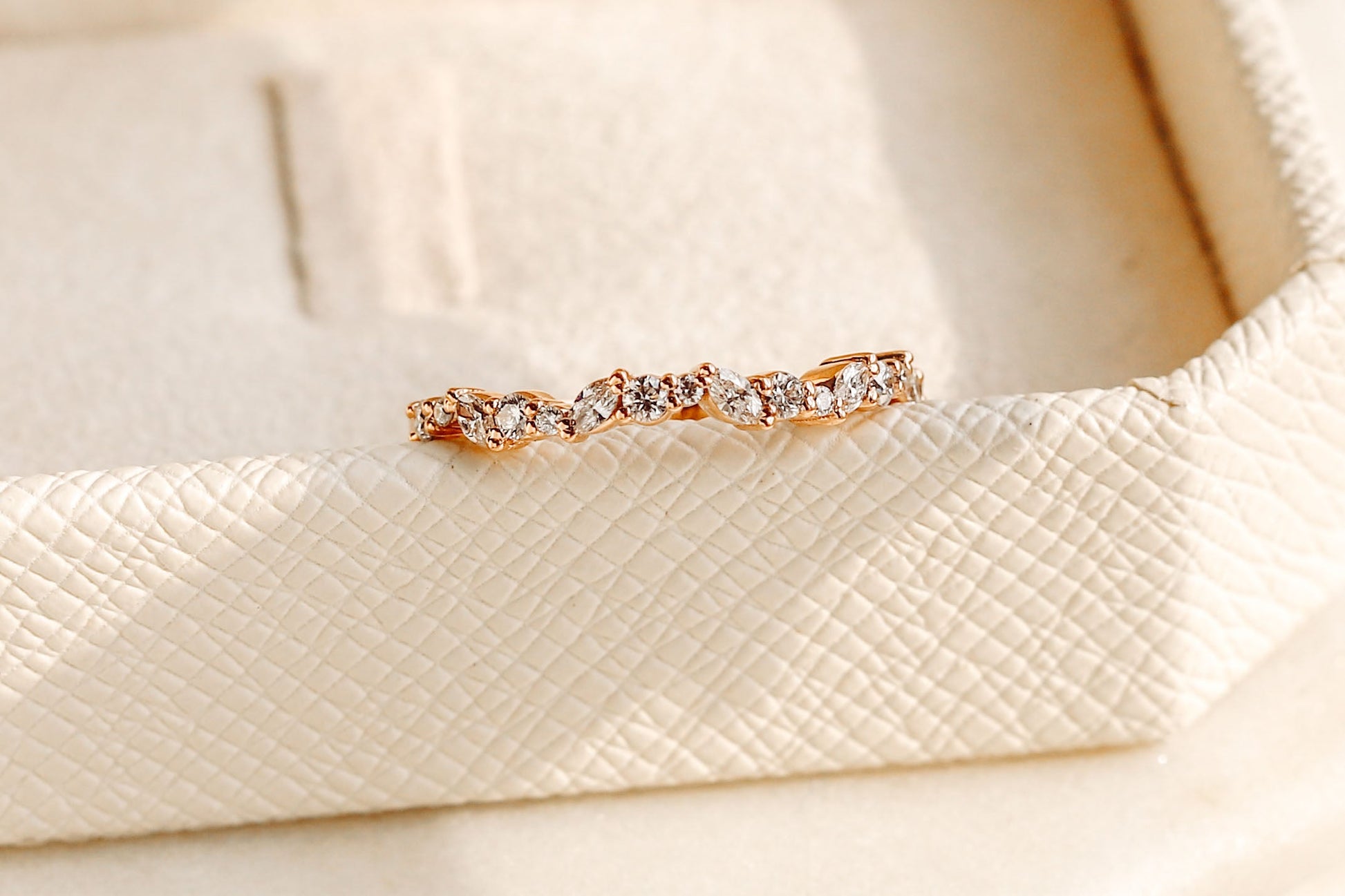 0.37 CT Round Full Eternity Lab Grown Diamond Wedding Band