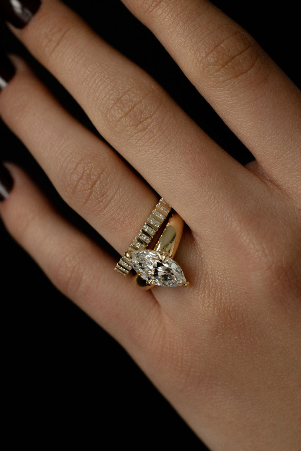 0.37 CT Round Full Eternity Lab Grown Diamond Wedding Band