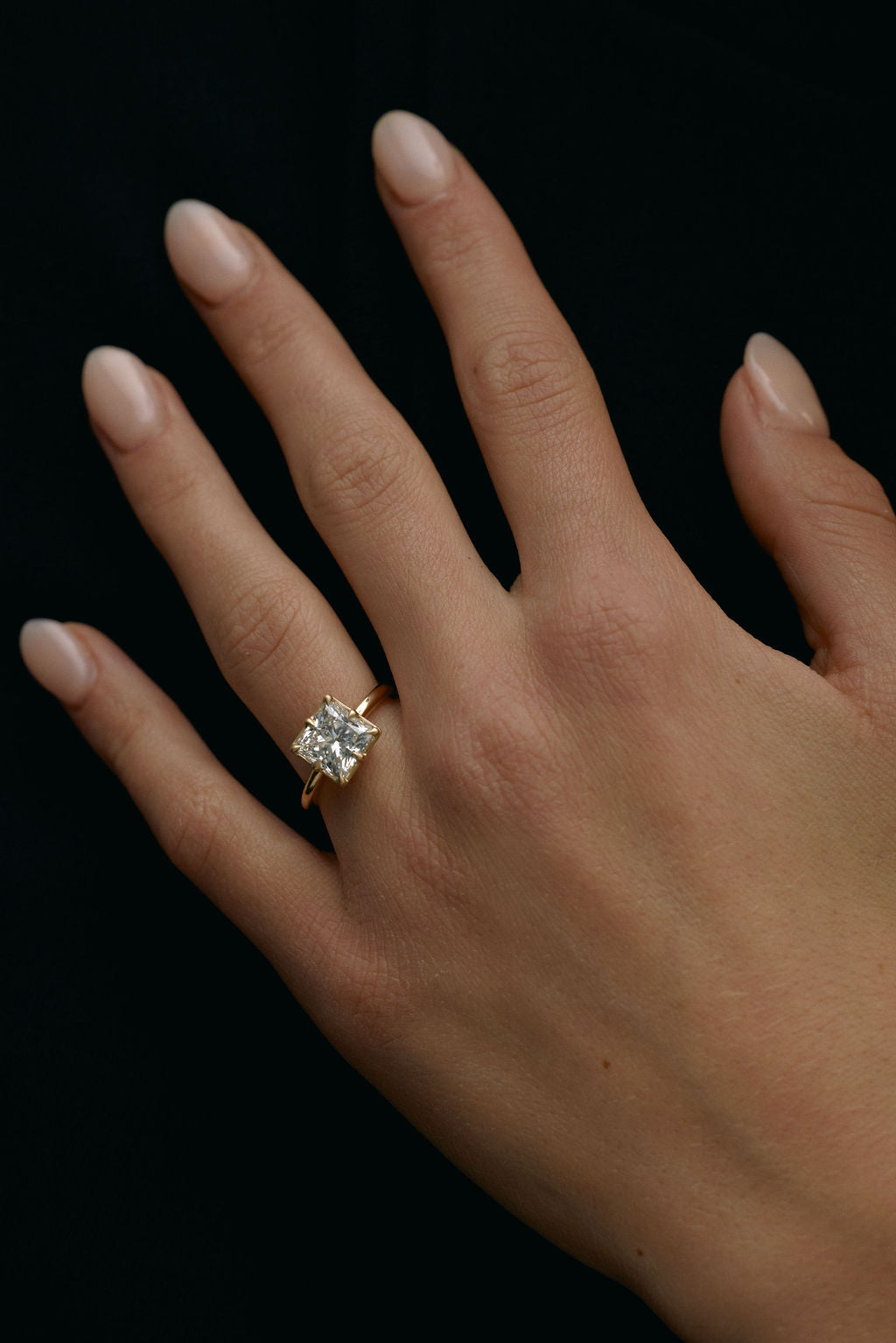 2 CT Round Three Stones Lab Grown Diamond Engagement Ring