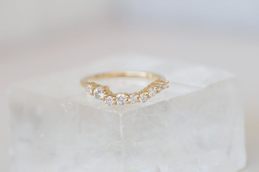 0.37 CT Round Full Eternity Lab Grown Diamond Wedding Band