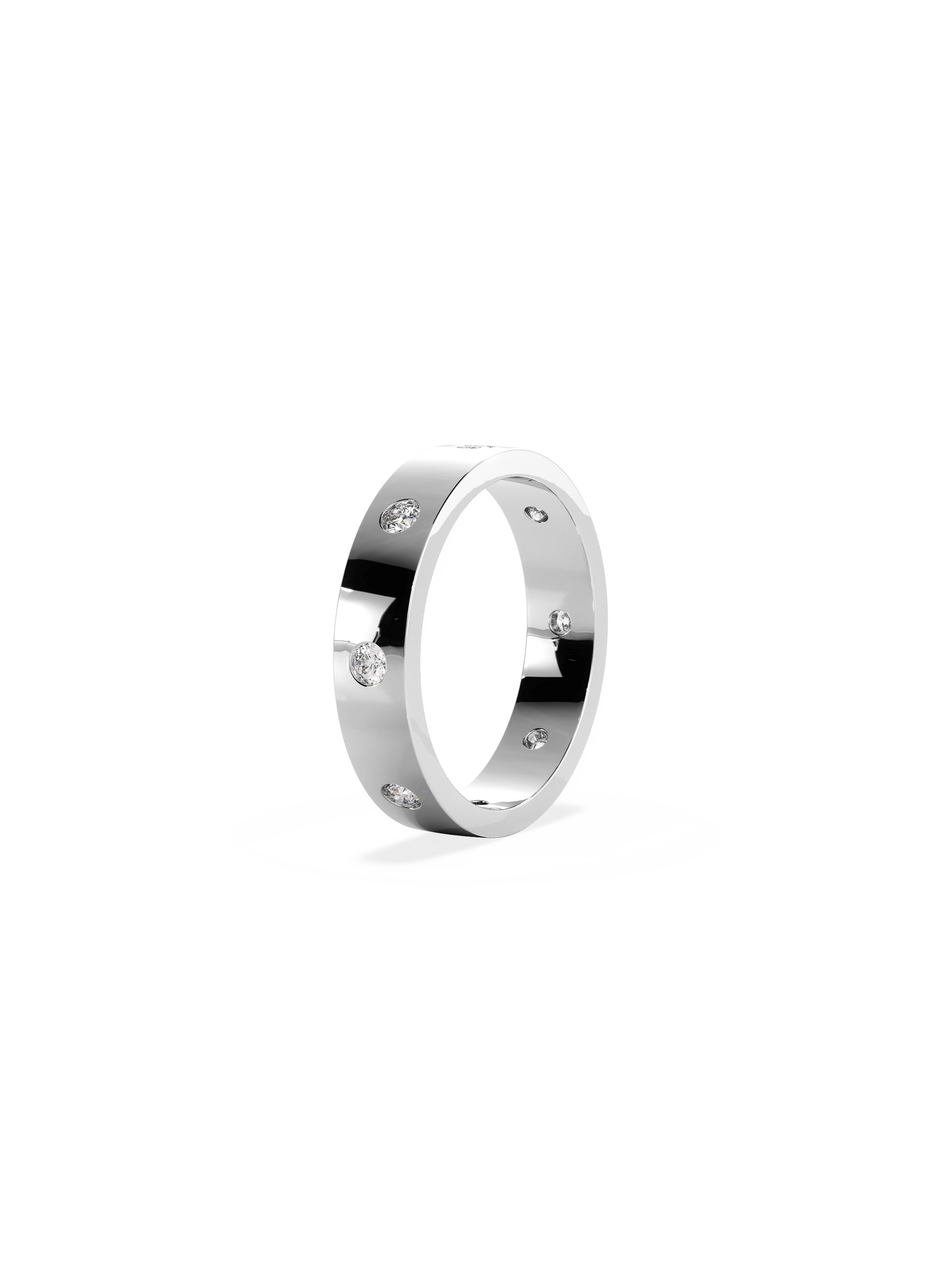 0.37 CT Round Full Eternity Lab Grown Diamond Wedding Band