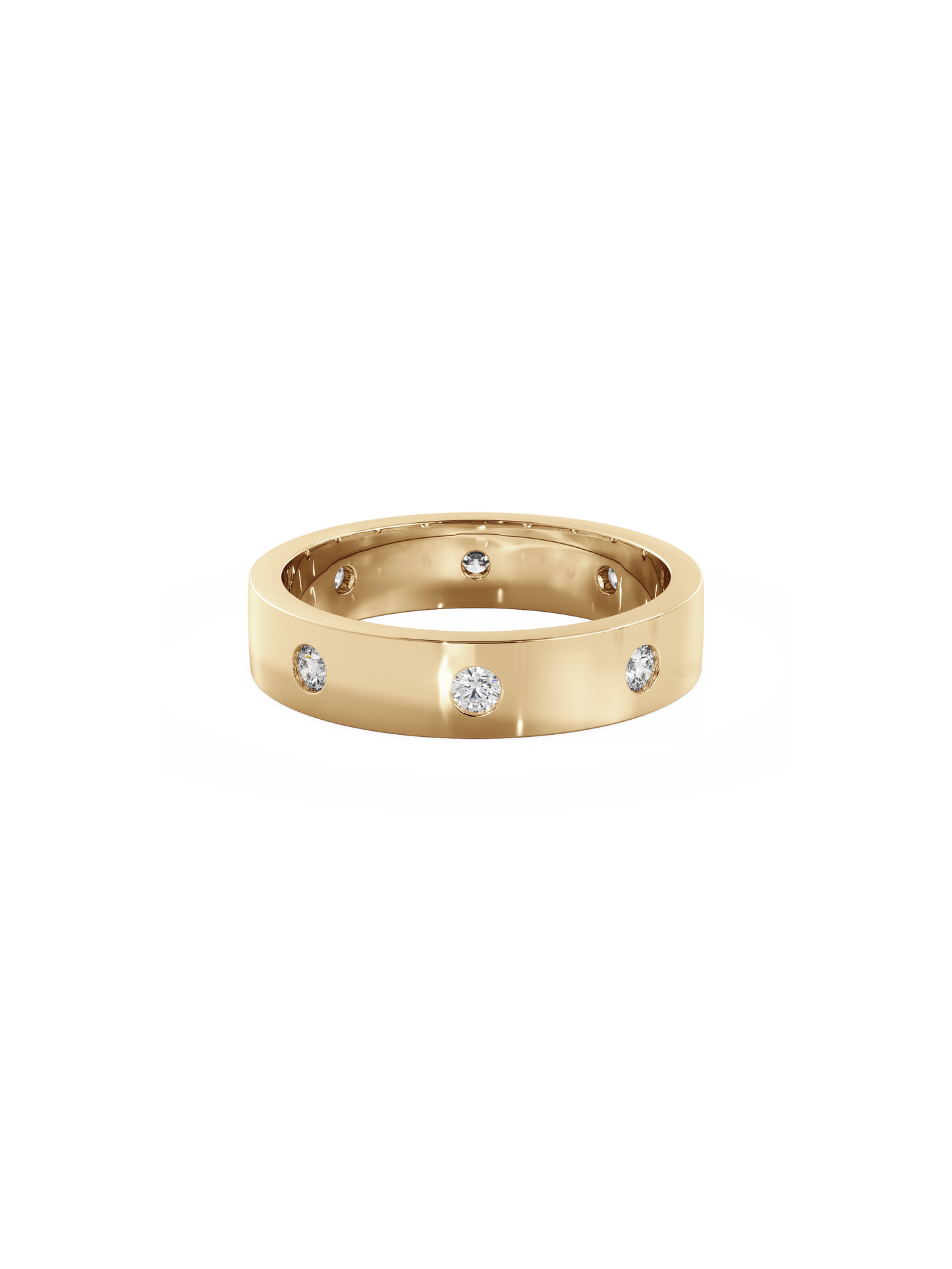 0.37 CT Round Full Eternity Lab Grown Diamond Wedding Band