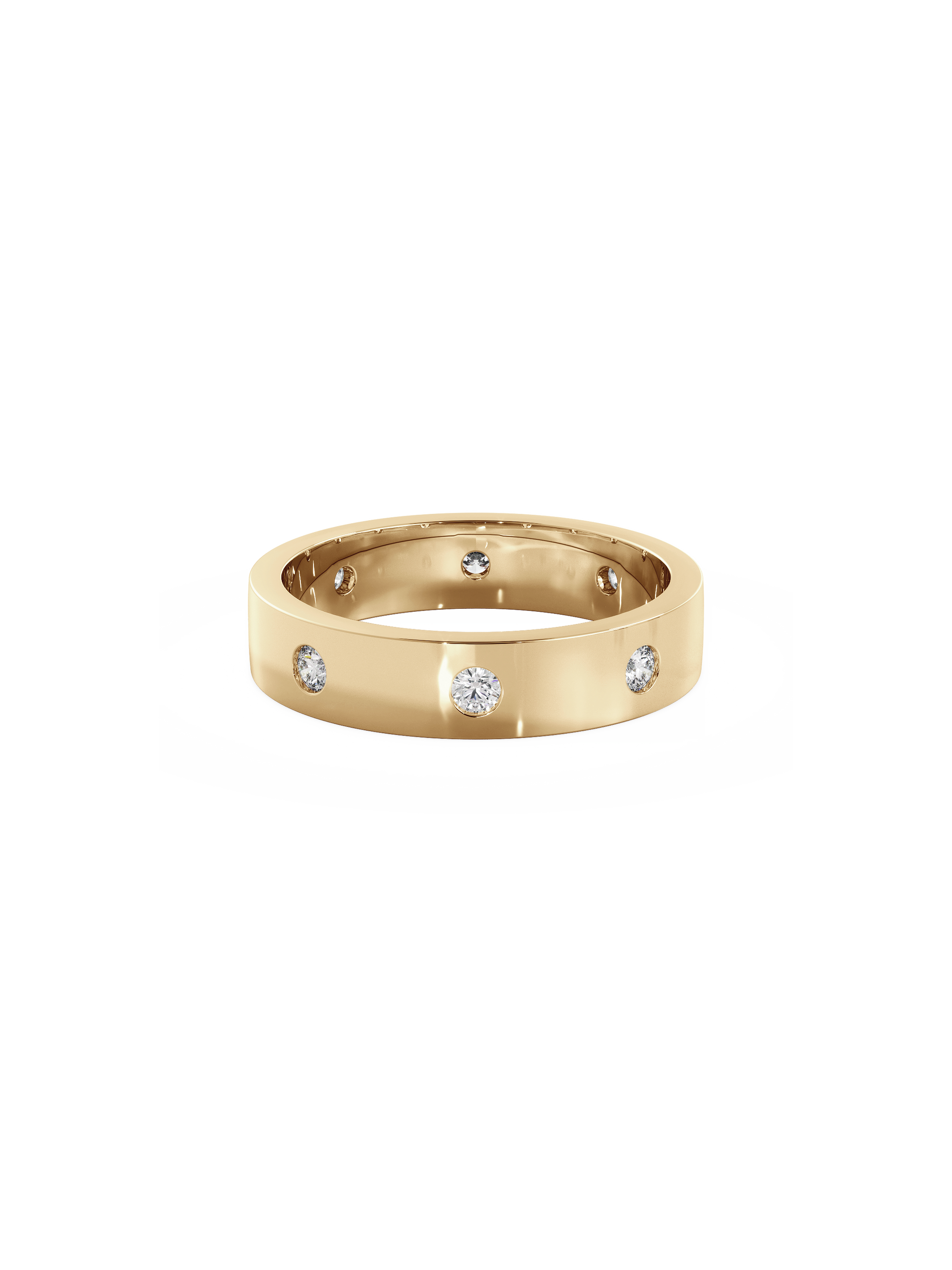 0.37 CT Round Full Eternity Lab Grown Diamond Wedding Band