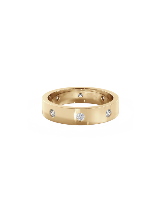 0.37 CT Round Full Eternity Lab Grown Diamond Wedding Band