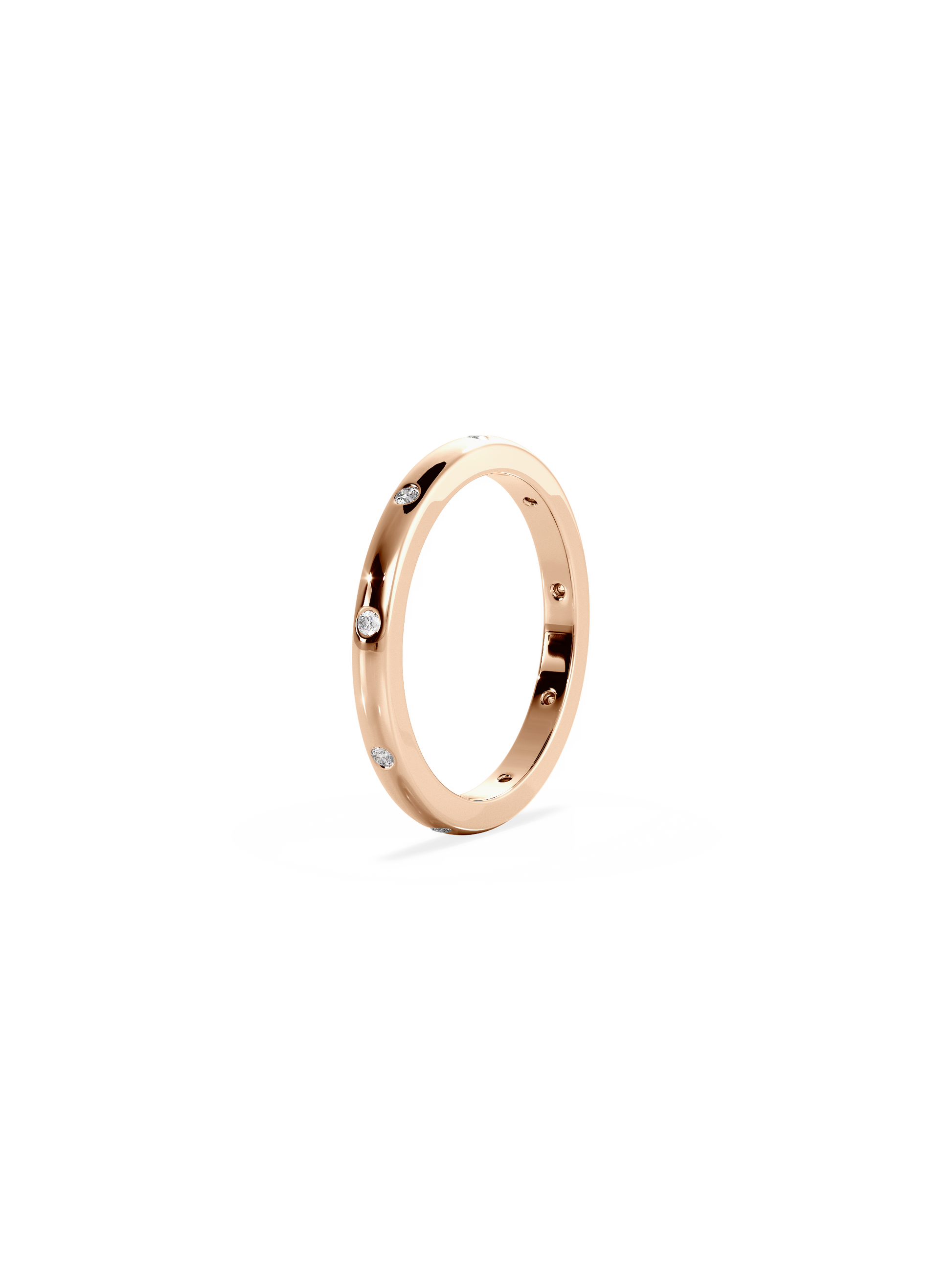 0.37 CT Round Full Eternity Lab Grown Diamond Wedding Band