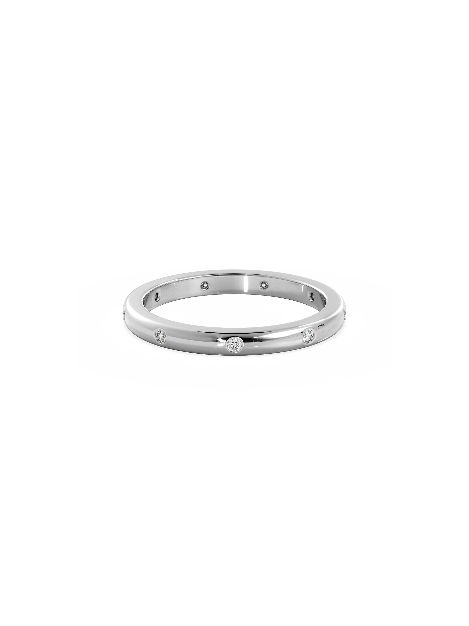 0.37 CT Round Full Eternity Lab Grown Diamond Wedding Band