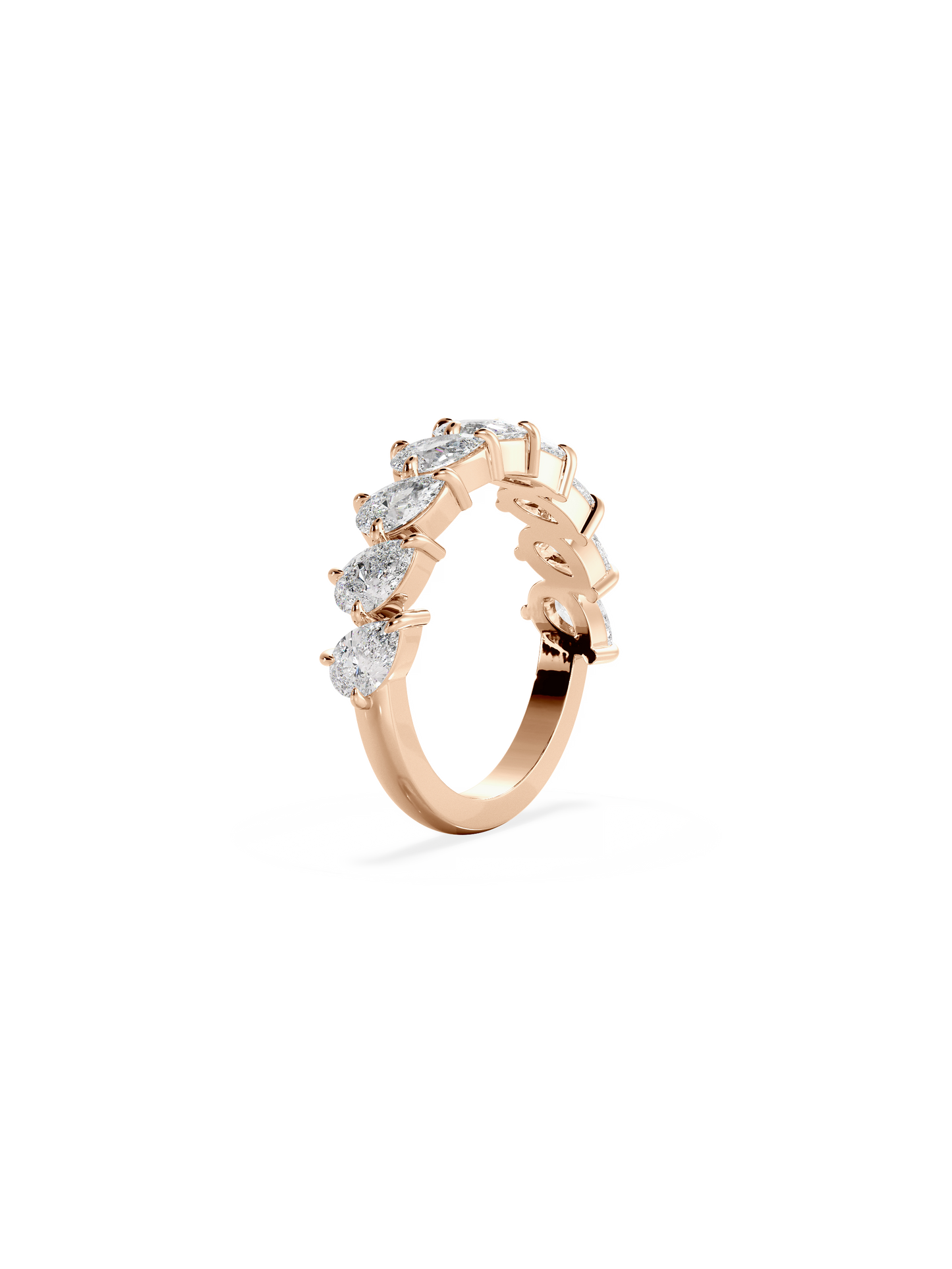 0.37 CT Round Full Eternity Lab Grown Diamond Wedding Band