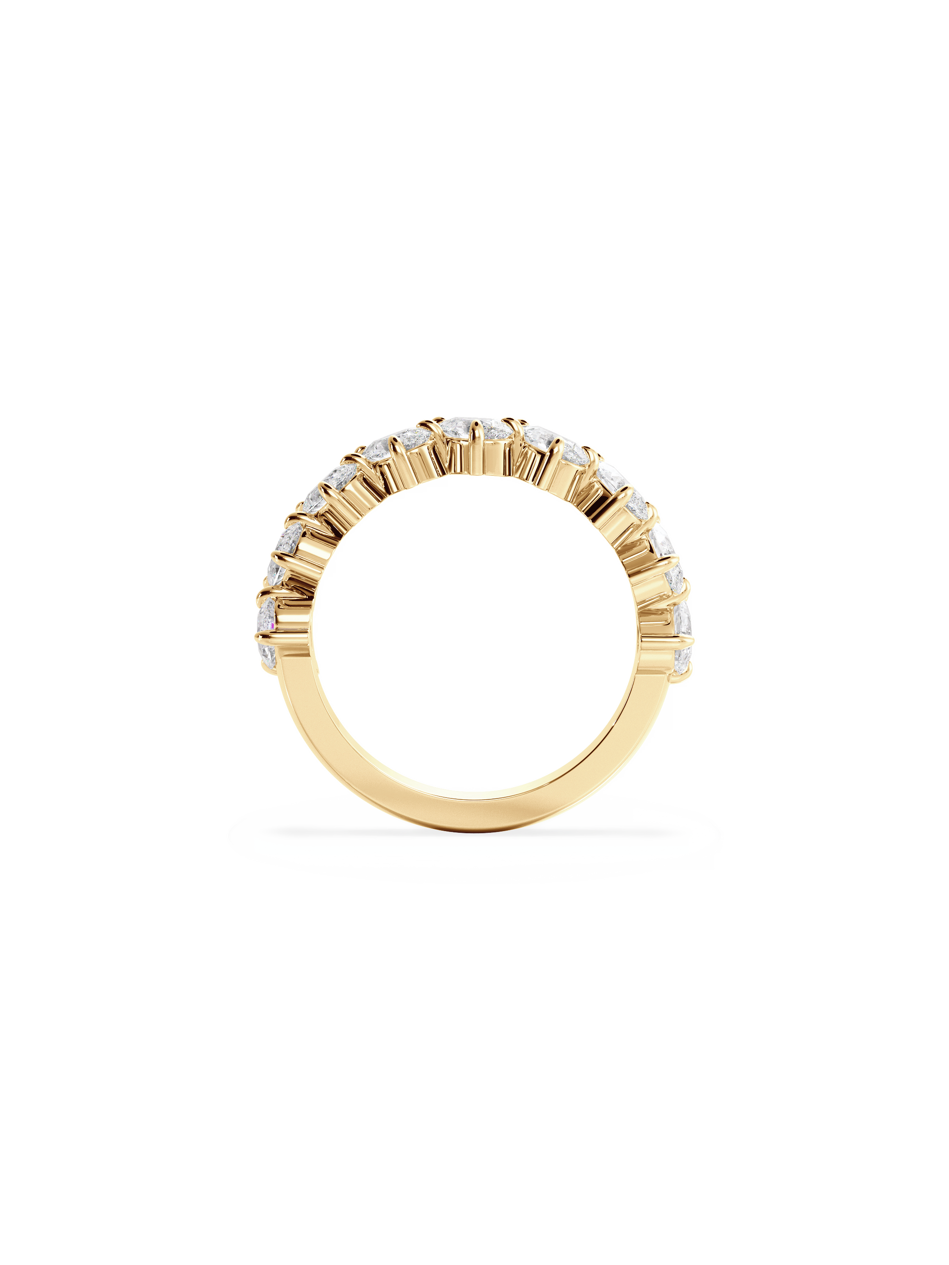 0.37 CT Round Full Eternity Lab Grown Diamond Wedding Band