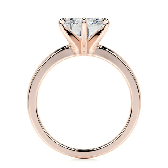 5.0 CT Pear Solitaire CVD F/VS2 Diamond Engagement Ring 14