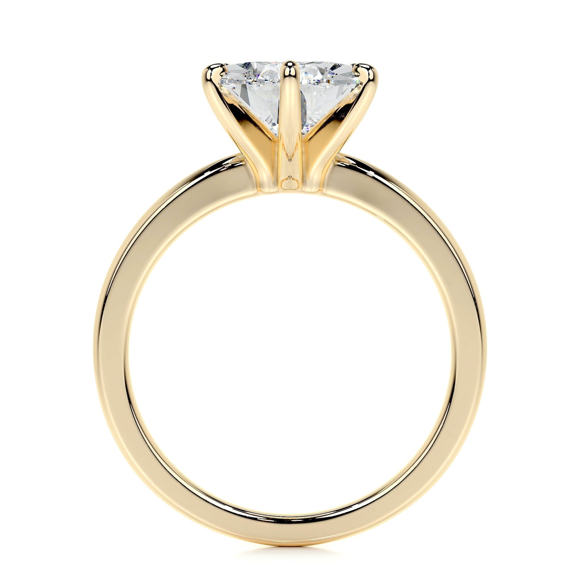 5.0 CT Pear Solitaire CVD F/VS2 Diamond Engagement Ring 9