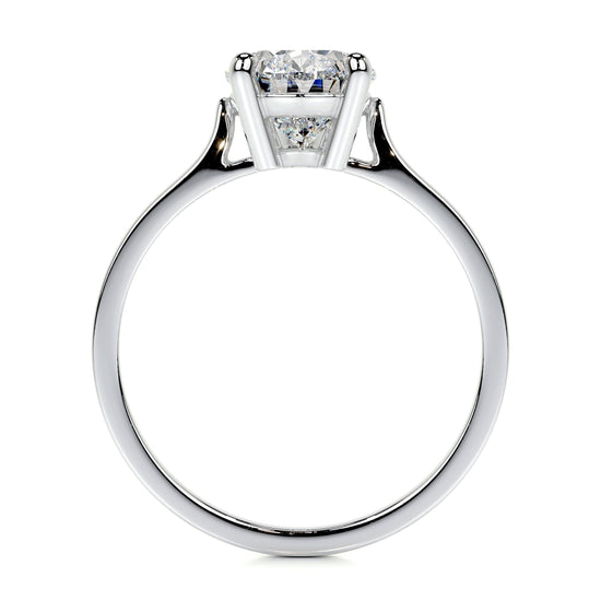 2.0 CT Round Solitaire CVD E/VS2 Diamond Engagement Ring 5