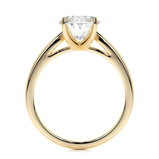 2.0 CT Oval Solitaire CVD G/VS2 Diamond Engagement Ring 9