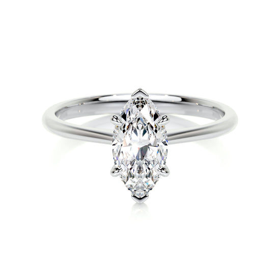 1.0 CT Marquise Solitaire CVD F/VS2 Diamond Engagement Ring 25