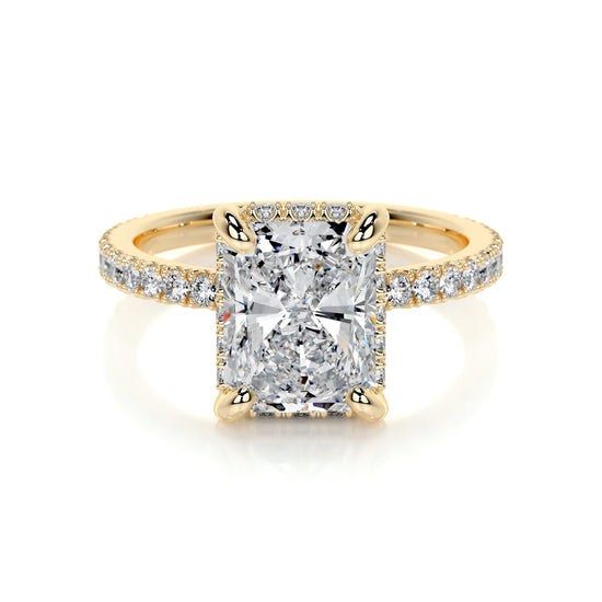 2.0 CT Radiant Hidden Halo CVD E/VS2 Diamond Engagement Ring 7