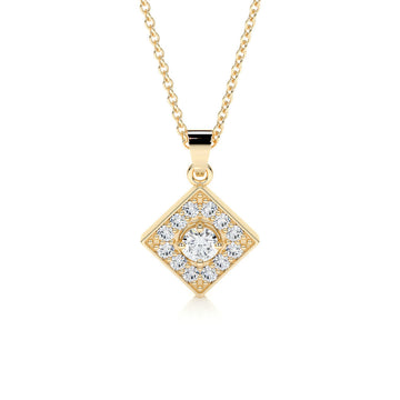 0.25 CT Round CVD F/VS Diamond Necklace 8