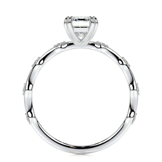 1.50 CT Emerald Solitaire CVD E/VS1 Diamond Engagement Ring 5