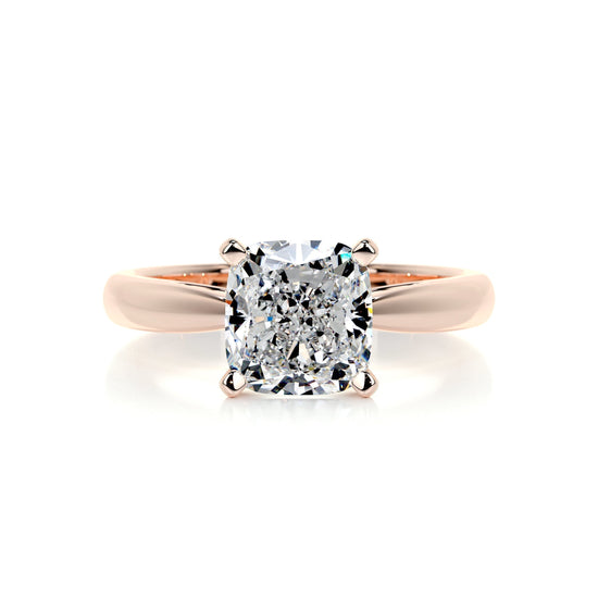1.5 CT Cushion Solitaire CVD E/VS2 Diamond Engagement Ring 11