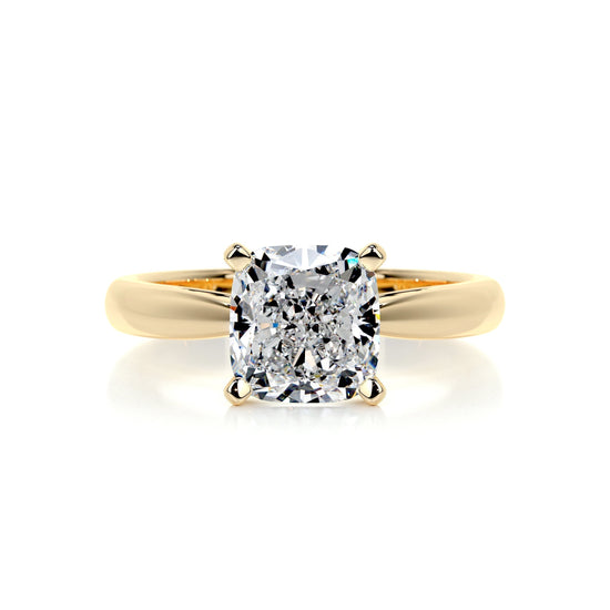 1.5 CT Cushion Solitaire CVD E/VS2 Diamond Engagement Ring 6