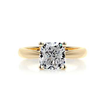 1.5 CT Cushion Solitaire CVD E/VS2 Diamond Engagement Ring 6