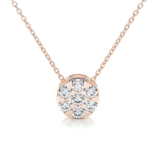 0.50 TCW Round CVD F/VS Diamond Necklace 11