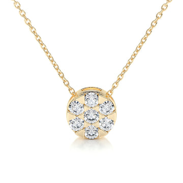 0.50 TCW Round CVD F/VS Diamond Necklace 6