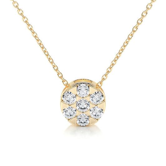 0.50 TCW Round CVD F/VS Diamond Necklace 6