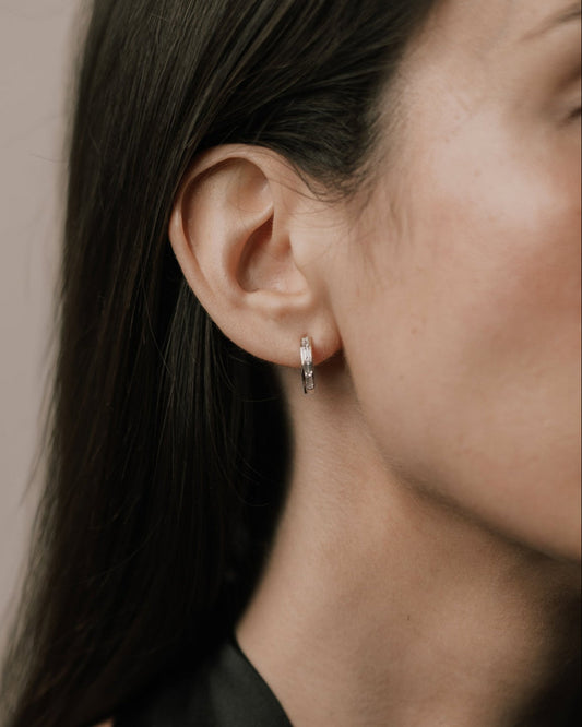 1.0 CT Round Bezel Solitaire Lab Grown Diamond Earrings