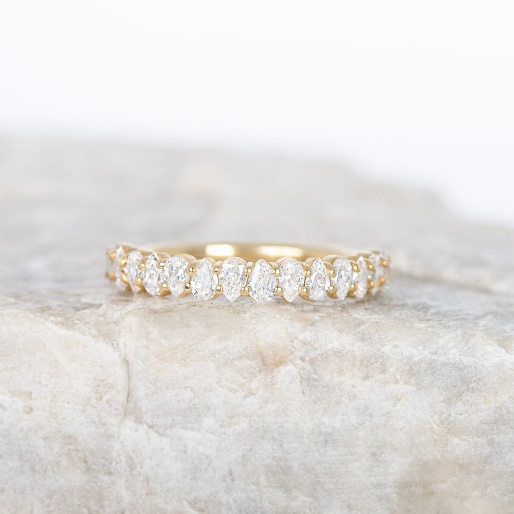 0.37 CT Round Full Eternity Lab Grown Diamond Wedding Band