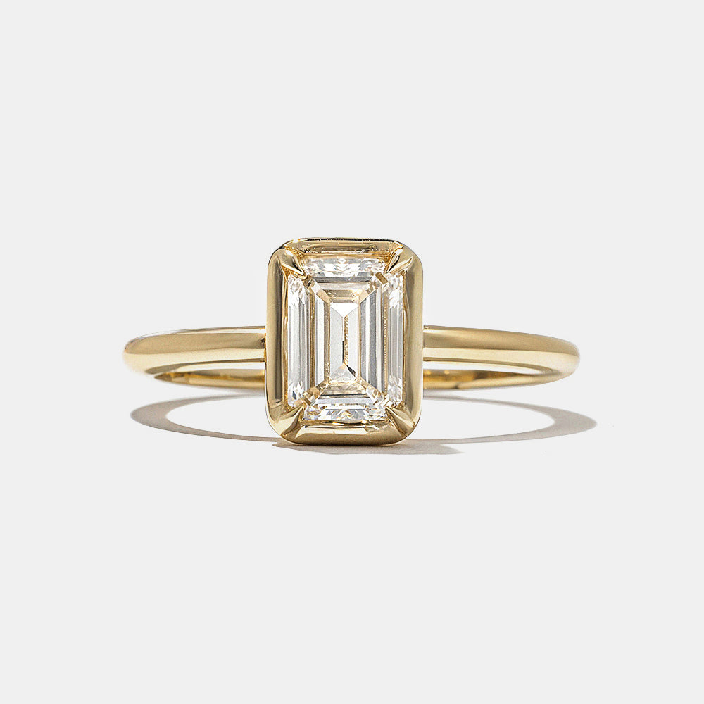 2 CT Round Three Stones Lab Grown Diamond Engagement Ring