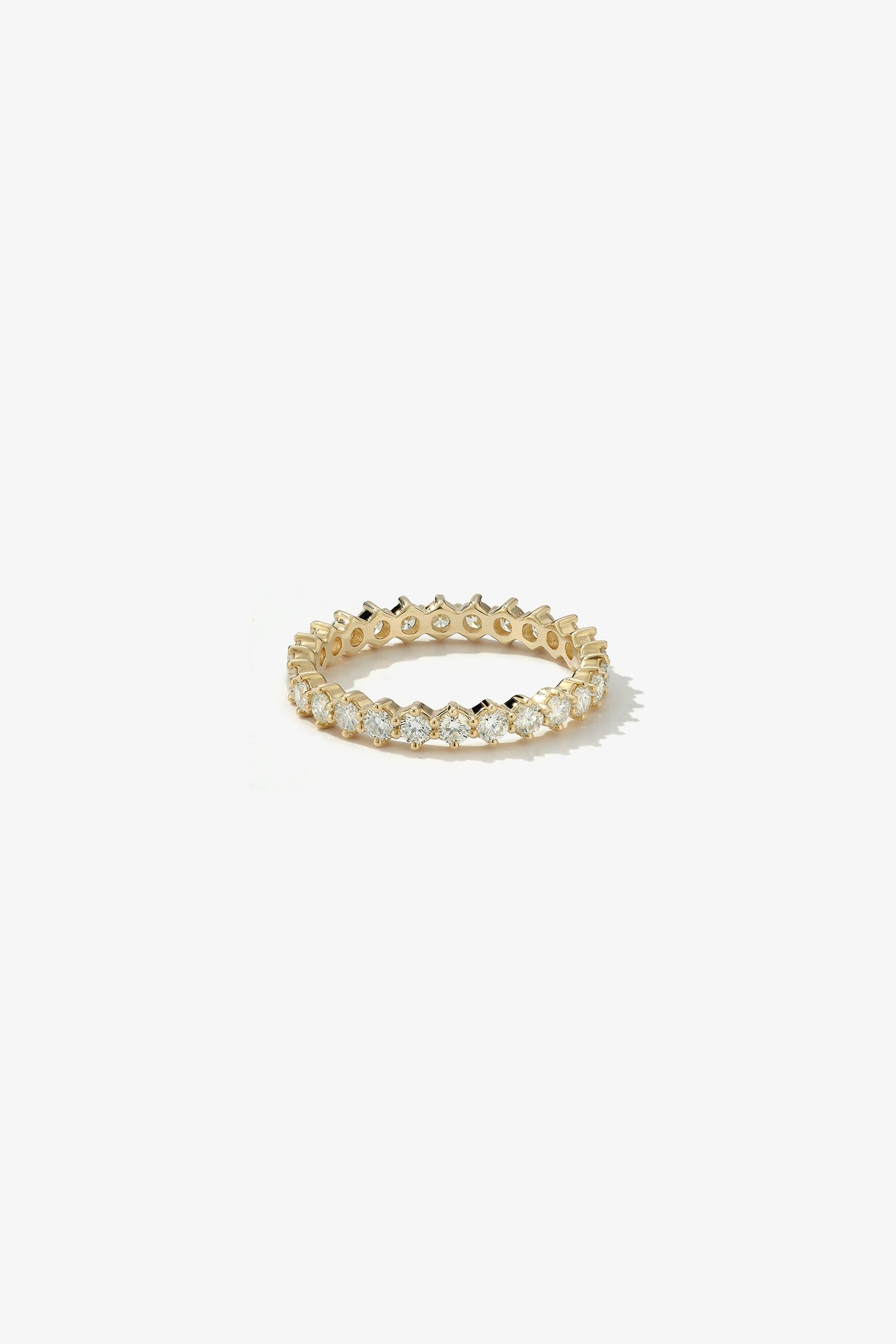 0.37 CT Round Full Eternity Lab Grown Diamond Wedding Band
