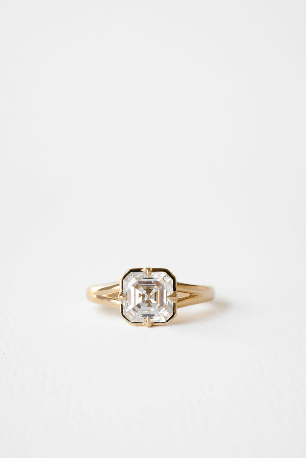 2 CT Round Three Stones Lab Grown Diamond Engagement Ring
