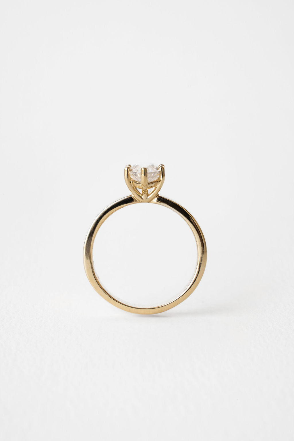 2 CT Round Three Stones Lab Grown Diamond Engagement Ring